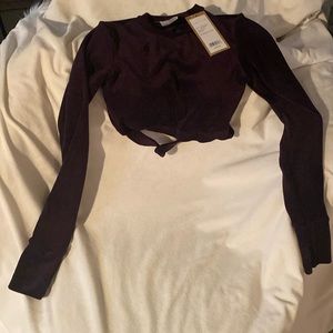 Long Sleeve Crop Bra